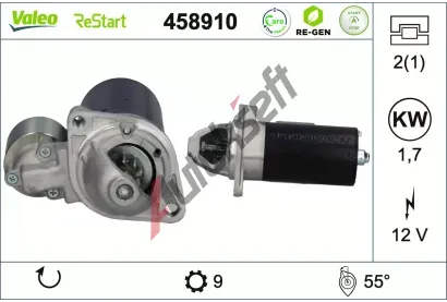 VALEO Startér VALEO RE-GEN REMANUFACTURED STOP&START VA 458910, 458910 VALEO Startér VALEO RE-GEN REMANUFACTURED STOP&START VA 458910, 458910