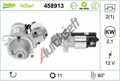 VALEO Startr VALEO RE-GEN REMANUFACTURED STOP&START VA 458913, 458913