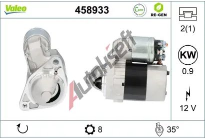 VALEO Start�r VALEO RE-GEN REMANUFACTURED VA 458933, 458933