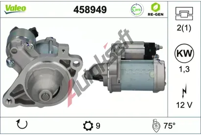 VALEO Startér VALEO RE-GEN REMANUFACTURED VA 458949, 458949 VALEO Startér VALEO RE-GEN REMANUFACTURED VA 458949, 458949