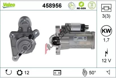 VALEO Startér VALEO RE-GEN REMANUFACTURED STOP&START VA 458956, 458956 VALEO Startér VALEO RE-GEN REMANUFACTURED STOP&START VA 458956, 458956