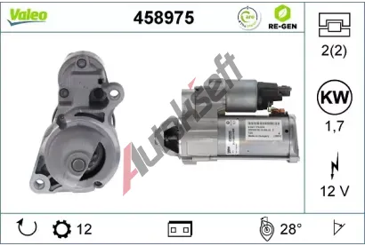 VALEO Startr VALEO RE-GEN REMANUFACTURED VA 458975, 458975