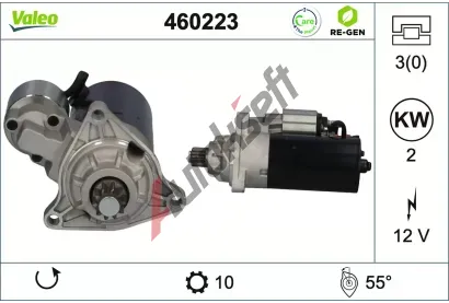 VALEO Startér VALEO RE-GEN REMANUFACTURED VA 460223, 460223 VALEO Startér VALEO RE-GEN REMANUFACTURED VA 460223, 460223