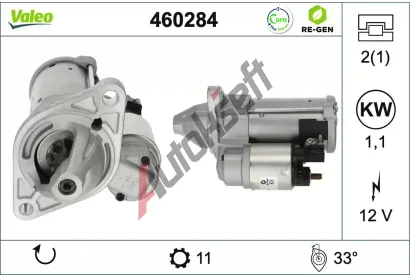 VALEO Start�r VALEO RE-GEN REMANUFACTURED VA 460284, 460284