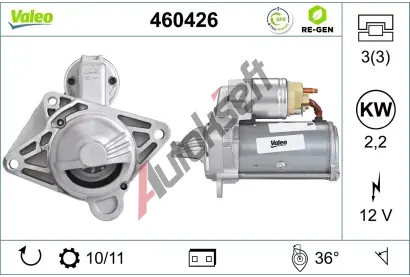 VALEO Startr VALEO RE-GEN REMANUFACTURED VA 460426, 460426