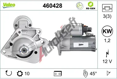 VALEO Startr VALEO RE-GEN REMANUFACTURED VA 460428, 460428