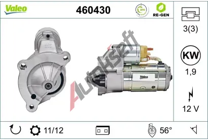 VALEO Startr VALEO RE-GEN REMANUFACTURED VA 460430, 460430