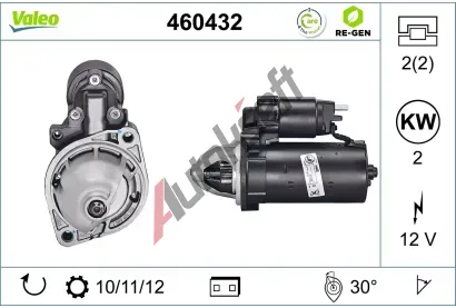 VALEO Startr VALEO RE-GEN REMANUFACTURED VA 460432, 460432