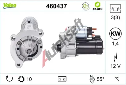 VALEO Startr VALEO RE-GEN REMANUFACTURED VA 460437, 460437