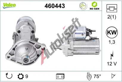 VALEO Startr VALEO RE-GEN REMANUFACTURED VA 460443, 460443