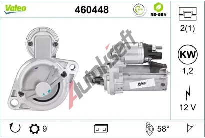 VALEO Start�r VALEO RE-GEN REMANUFACTURED VA 460448, 460448