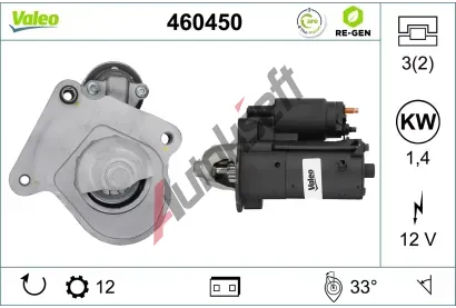 VALEO Startr VALEO RE-GEN REMANUFACTURED VA 460450, 460450