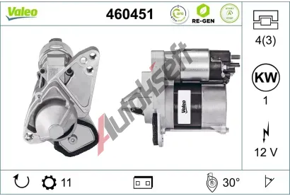 VALEO Startr VALEO RE-GEN REMANUFACTURED STOP&START VA 460451, 460451