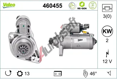 VALEO Start�r VALEO RE-GEN REMANUFACTURED STOP&START VA 460455, 460455