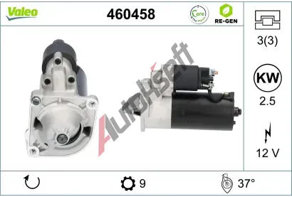 VALEO Startr VALEO RE-GEN REMANUFACTURED VA 460458, 460458