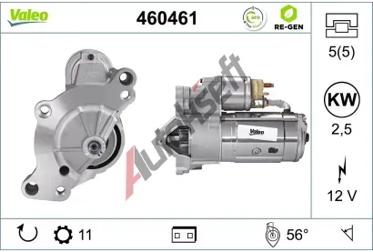 VALEO Startr VALEO RE-GEN REMANUFACTURED VA 460461, 460461