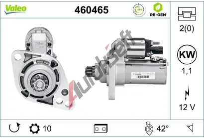 VALEO Startr VALEO RE-GEN REMANUFACTURED VA 460465, 460465