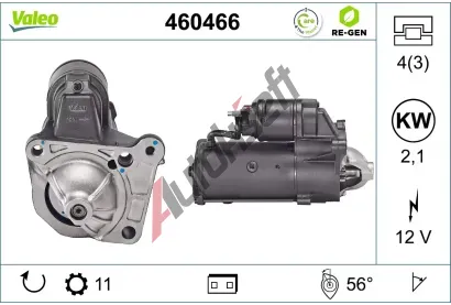 VALEO Startr VALEO RE-GEN REMANUFACTURED VA 460466, 460466