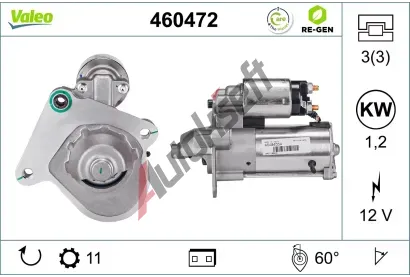 VALEO Startr VALEO RE-GEN REMANUFACTURED VA 460472, 460472