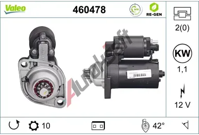 VALEO Startr VALEO RE-GEN REMANUFACTURED VA 460478, 460478