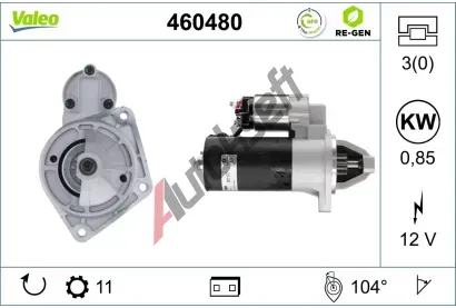 VALEO Startr VALEO RE-GEN REMANUFACTURED VA 460480, 460480