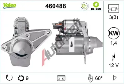 VALEO Startr VALEO RE-GEN REMANUFACTURED VA 460488, 460488