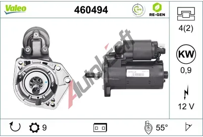 VALEO Start�r VALEO RE-GEN REMANUFACTURED VA 460494, 460494