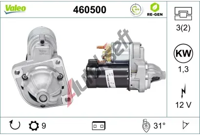 VALEO Start�r VALEO RE-GEN REMANUFACTURED VA 460500, 460500