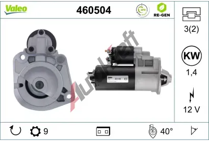 VALEO Start�r VALEO RE-GEN REMANUFACTURED VA 460504, 460504
