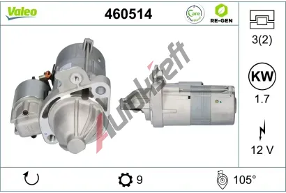 VALEO Startr VALEO RE-GEN REMANUFACTURED VA 460514, 460514