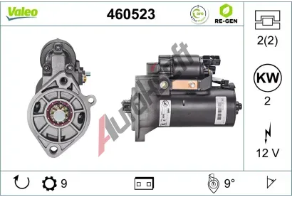 VALEO Startr VALEO RE-GEN REMANUFACTURED VA 460523, 460523