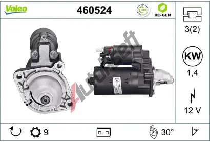 VALEO Startr VALEO RE-GEN REMANUFACTURED VA 460524, 460524