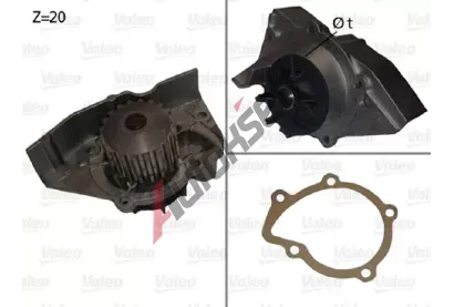 VALEO Vodn erpadlo VA 506530, 506530