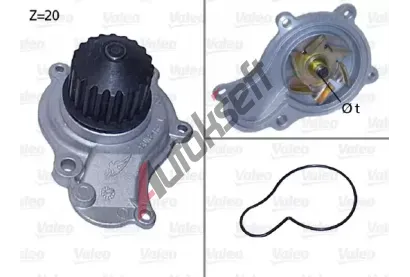 VALEO Vodn erpadlo VA 506605, 506605