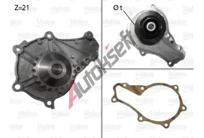VALEO Vodn erpadlo VA 506714, 506714