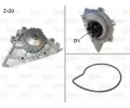 Vodní čerpadlo, chlazení motoru VALEO ‐ VA 506720 Vodní čerpadlo, chlazení motoru VALEO ‐ VA 506720