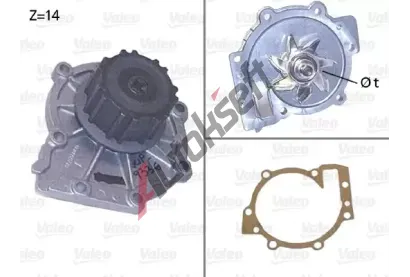 VALEO Vodn� �erpadlo VA 506853, 506853