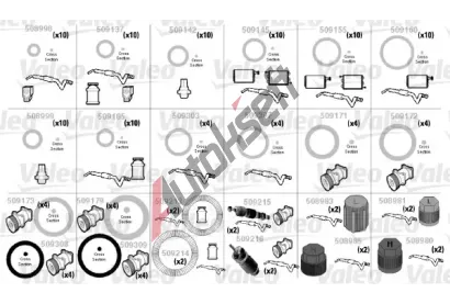 VALEO Sada na opravu t�snic�ch krou�k� 360 g VA 509194, 509194
