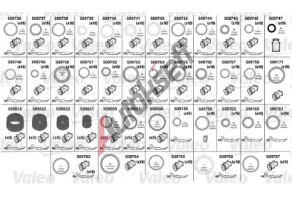 VALEO Sada na opravu t�snic�ch krou�k� 670 g VA 509724, 509724