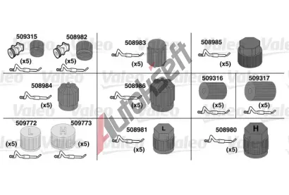 VALEO Sada na opravu t�snic�ch krou�k� 480 g VA 509734, 509734