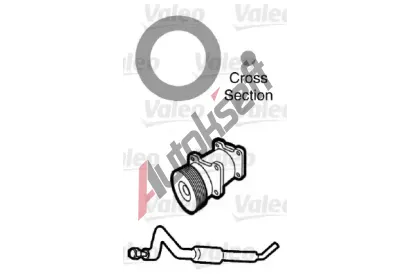 VALEO Tsnn potrub chladiva VA 509756, 509756