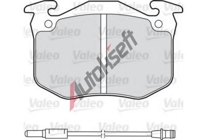 VALEO Sada brzdovch destiek kotouov brzdy VA 540307, 540307