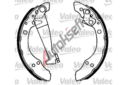 VALEO Sada brzdovch elist VA 562051, 562051