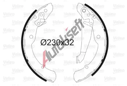 VALEO Sada brzdov�ch �elist� VA 562641, 562641