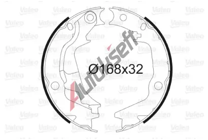 VALEO Sada brzdovch elist parkovac brzdy VA 564138, 564138