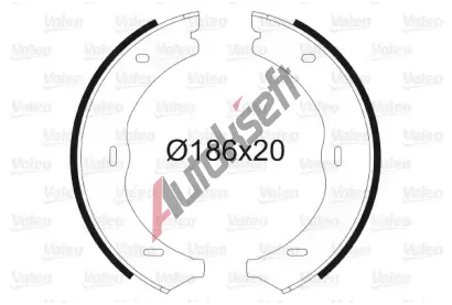 VALEO Sada brzdovch elist parkovac brzdy VA 564145, 564145