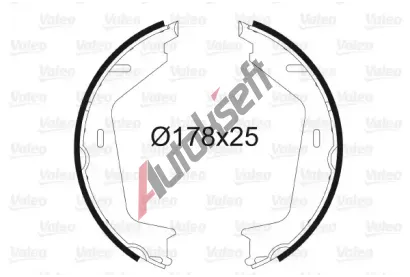 VALEO Sada brzdovch elist parkovac brzdy VA 564201, 564201