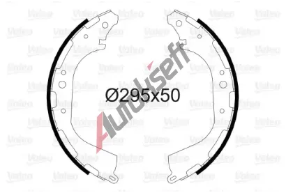VALEO Sada brzdov�ch �elist� VA 564205, 564205