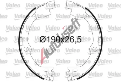 VALEO Sada brzdovch elist parkovac brzdy VA 564211, 564211