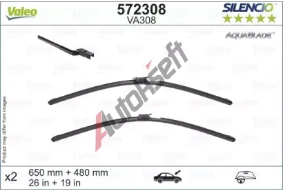 VALEO Stra SILENCIO AQUABLADE SET VA 572308, 572308